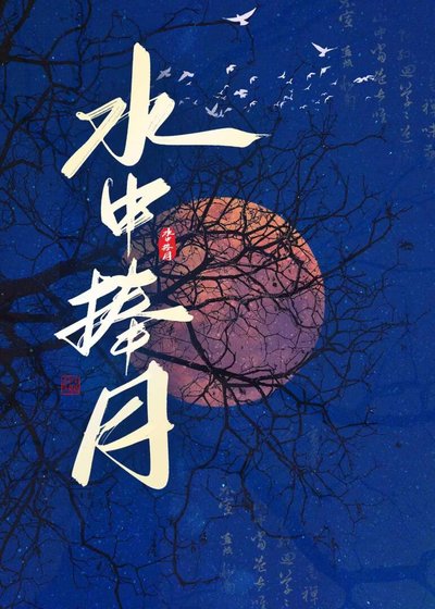 水中捧月